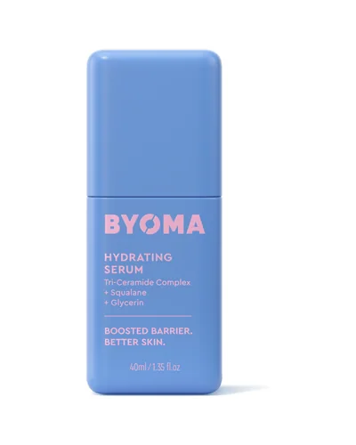 Frasco con dosificador de Hydrating Serum sobre fondo blanco