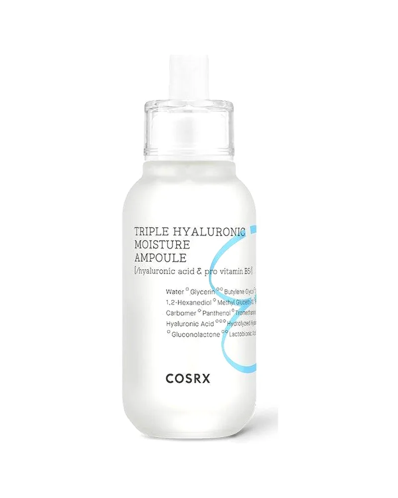 Envase de Hydrium Triple Hyaluronic Moisture Ampoule sobre fondo blanco