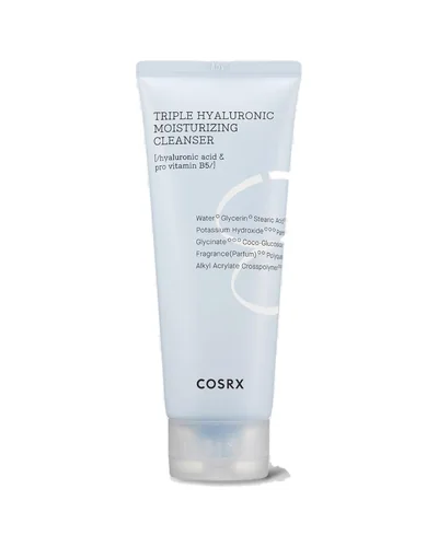 Envase de Hydrium Triple Hyaluronic Moisturizing Cleanser sobre fondo blanco