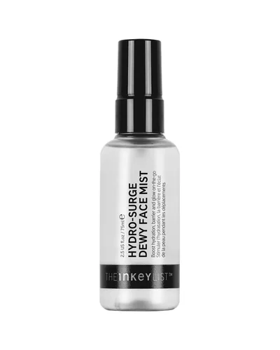 Envase de Hydro-Surge Dewy Face Mist sobre fondo blanco
