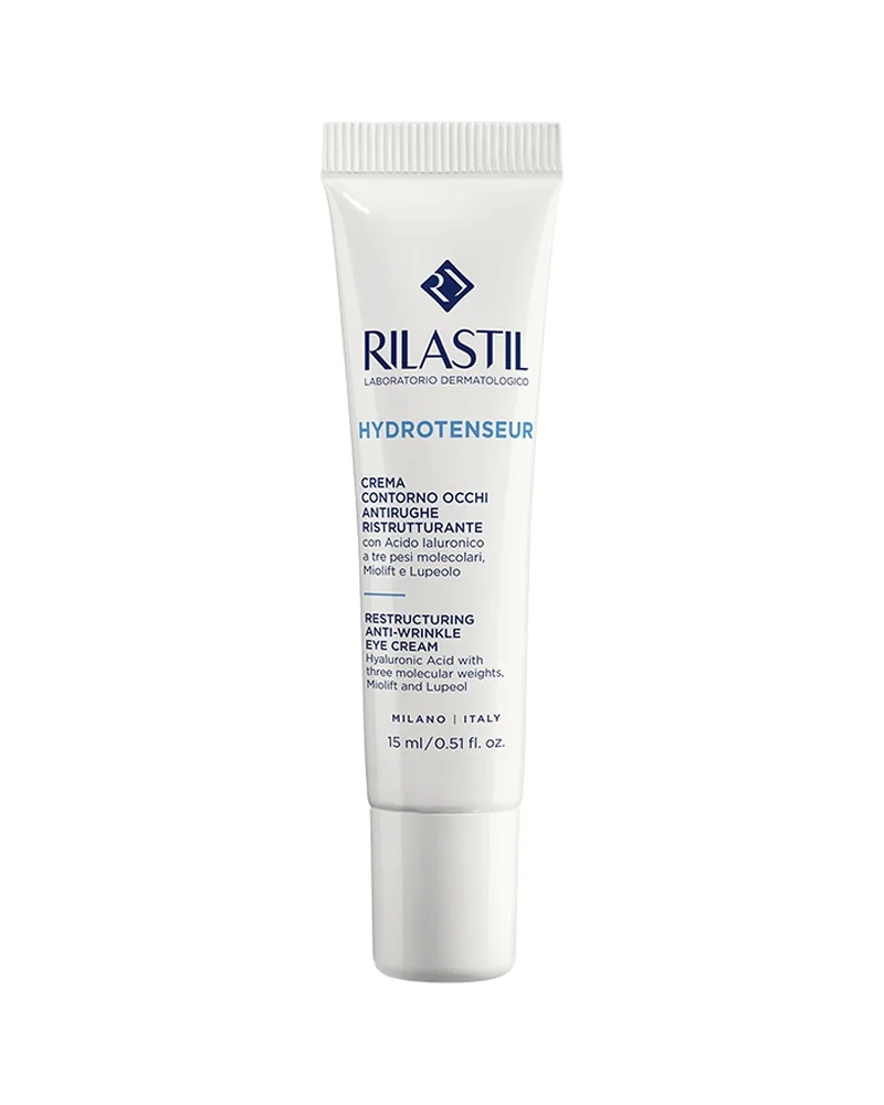 Envase de Hydrotenseur Contorno de Ojos sobre fondo blanco