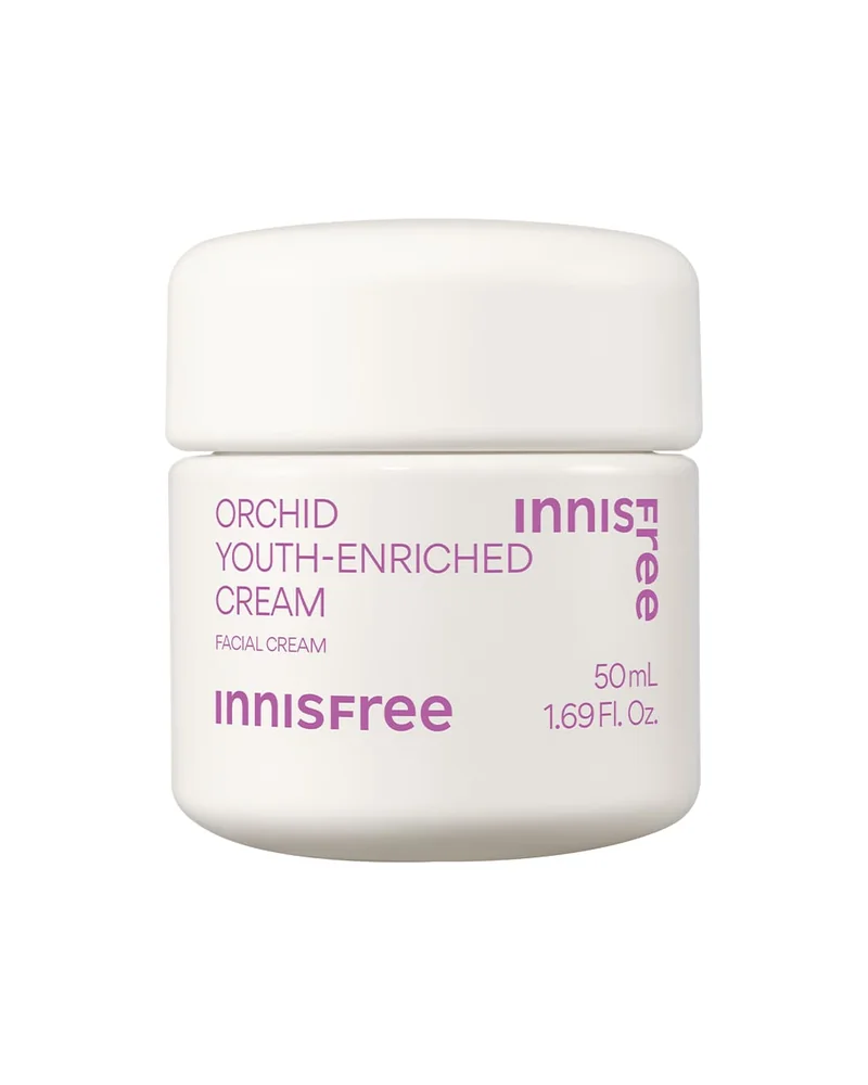 Tarro de Orchid Youth-Enriched Cream sobre fondo blanco