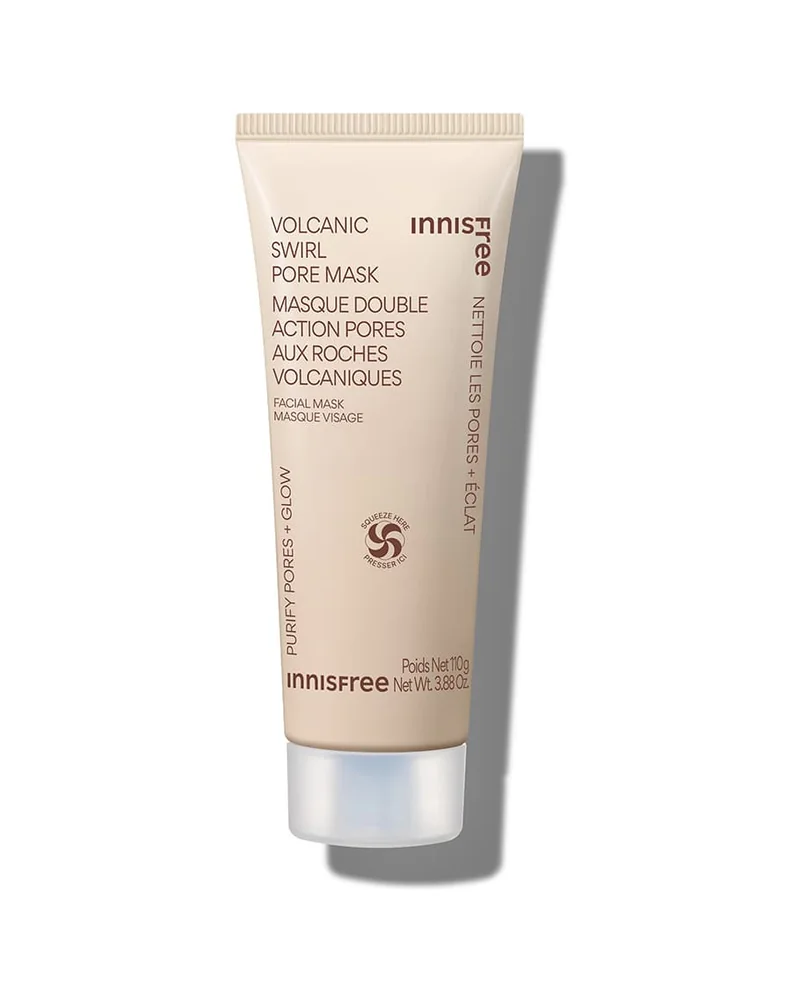Tubo de Volcanic Swirl Pore Mask sobre fondo blanco