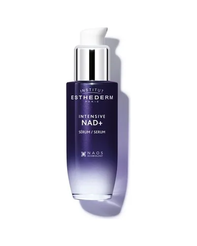 Envase de Intensive NAD+ Sérum sobre fondo blanco