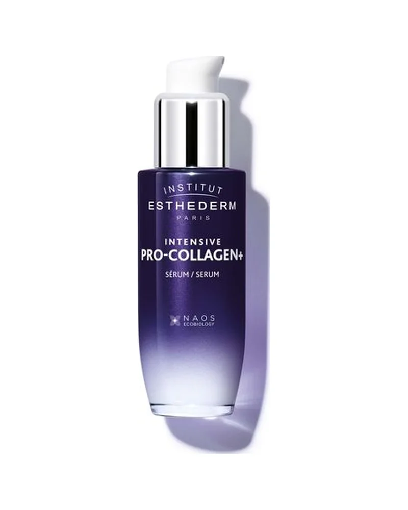 Envase de Intensive Pro-Collagen+ Sérum sobre fondo blanco