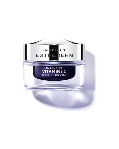 Tarro de Intensive Vitamine C Gel-Crème sobre fondo blanco