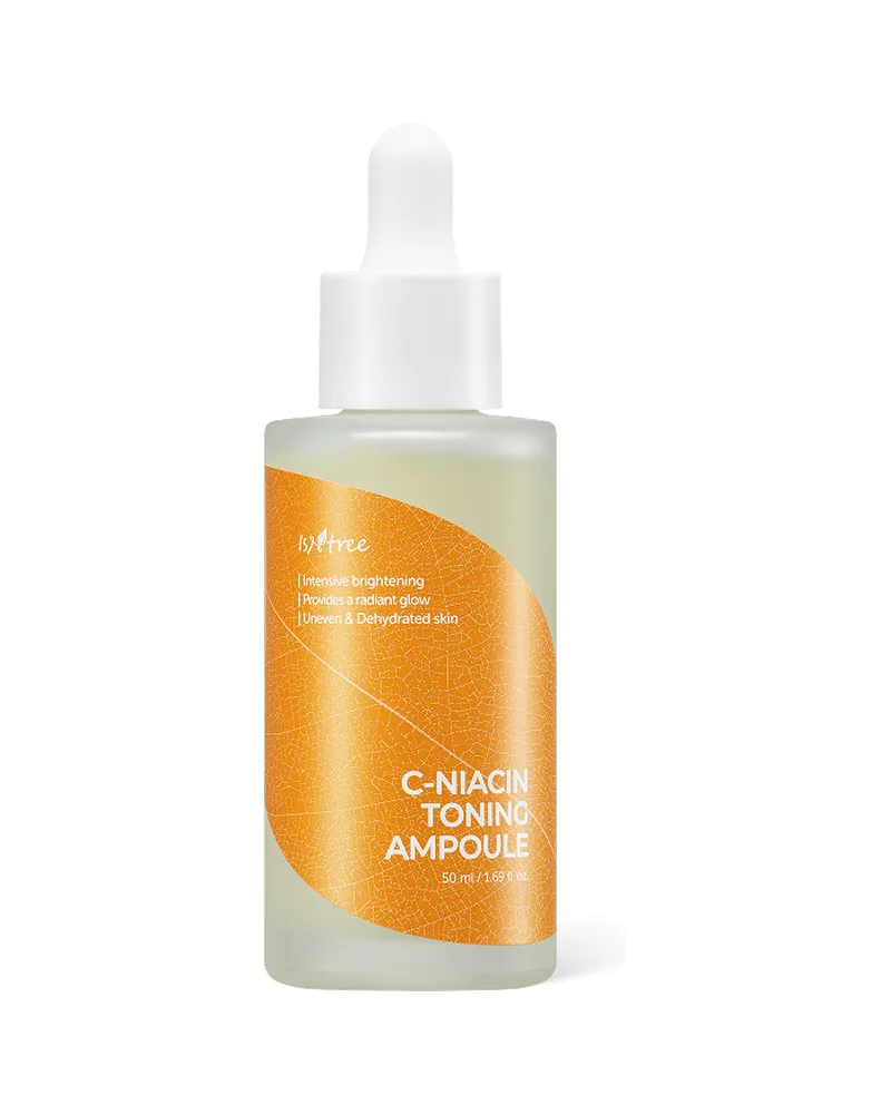 Frasco con cuentagotas de C-Niacin Toning Ampoule sobre fondo blanco
