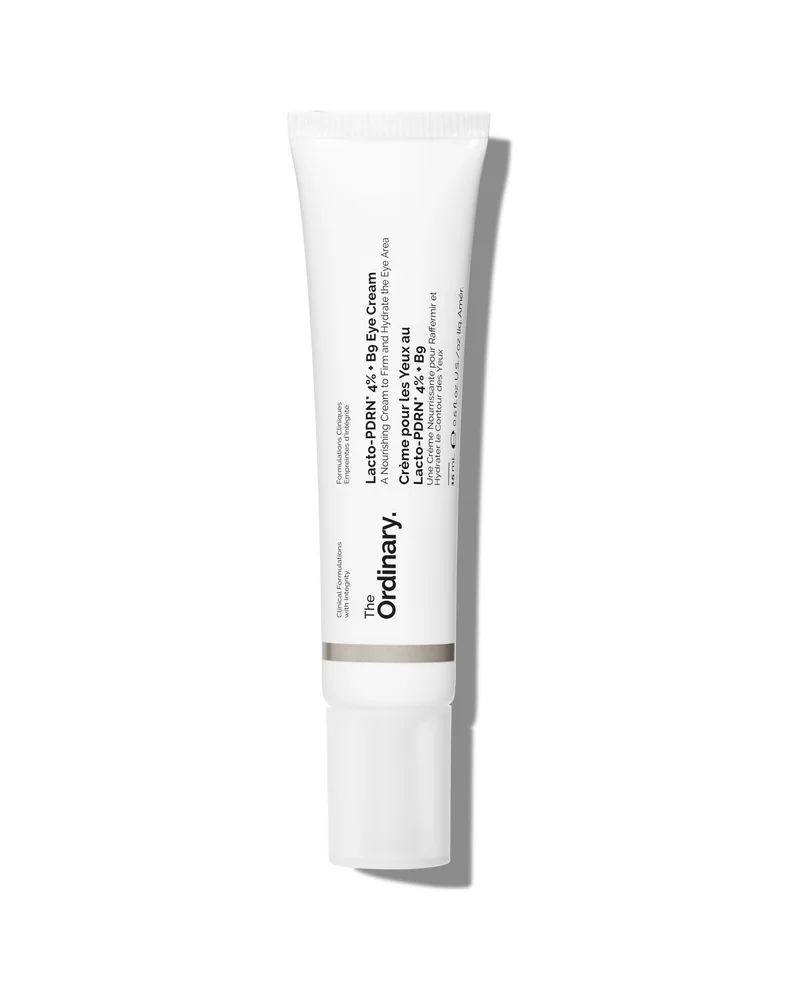 Envase de Lacto-PDRN 4% + B9 Eye Cream sobre fondo blanco