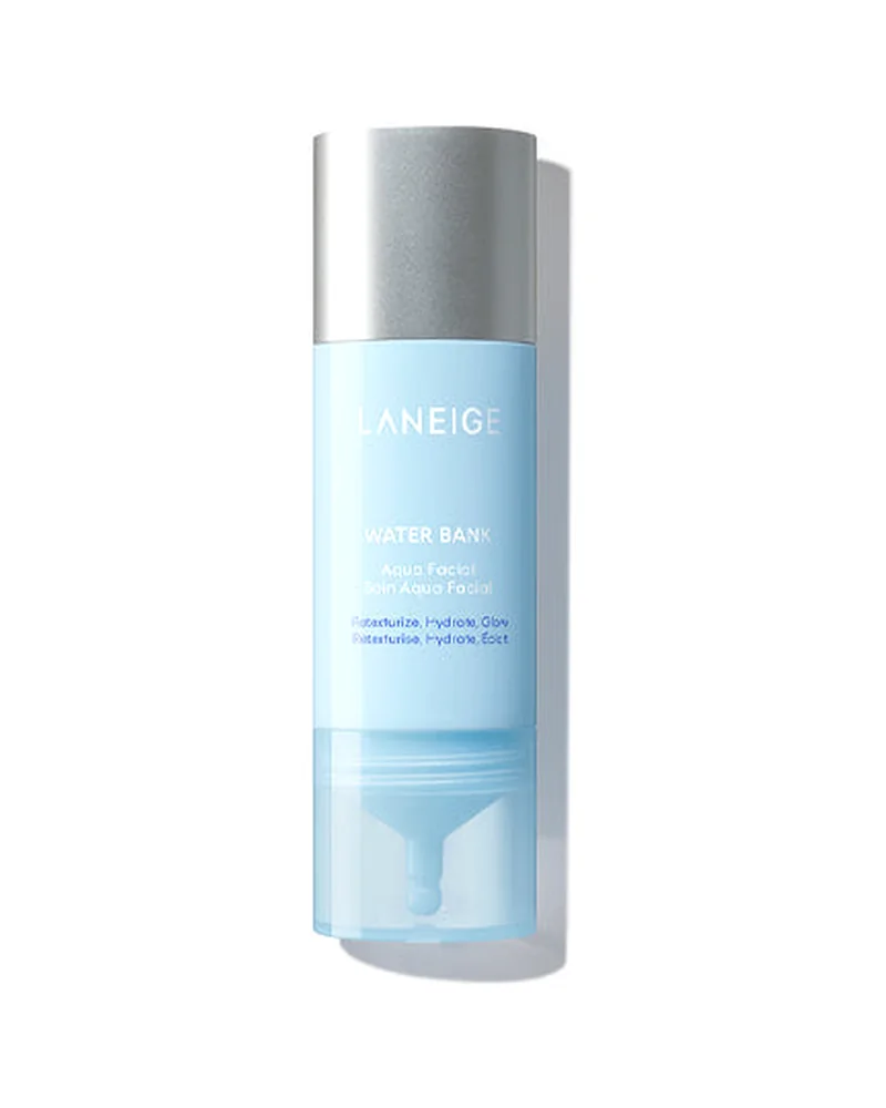 Envase de Water Bank Aqua Facial sobre fondo blanco