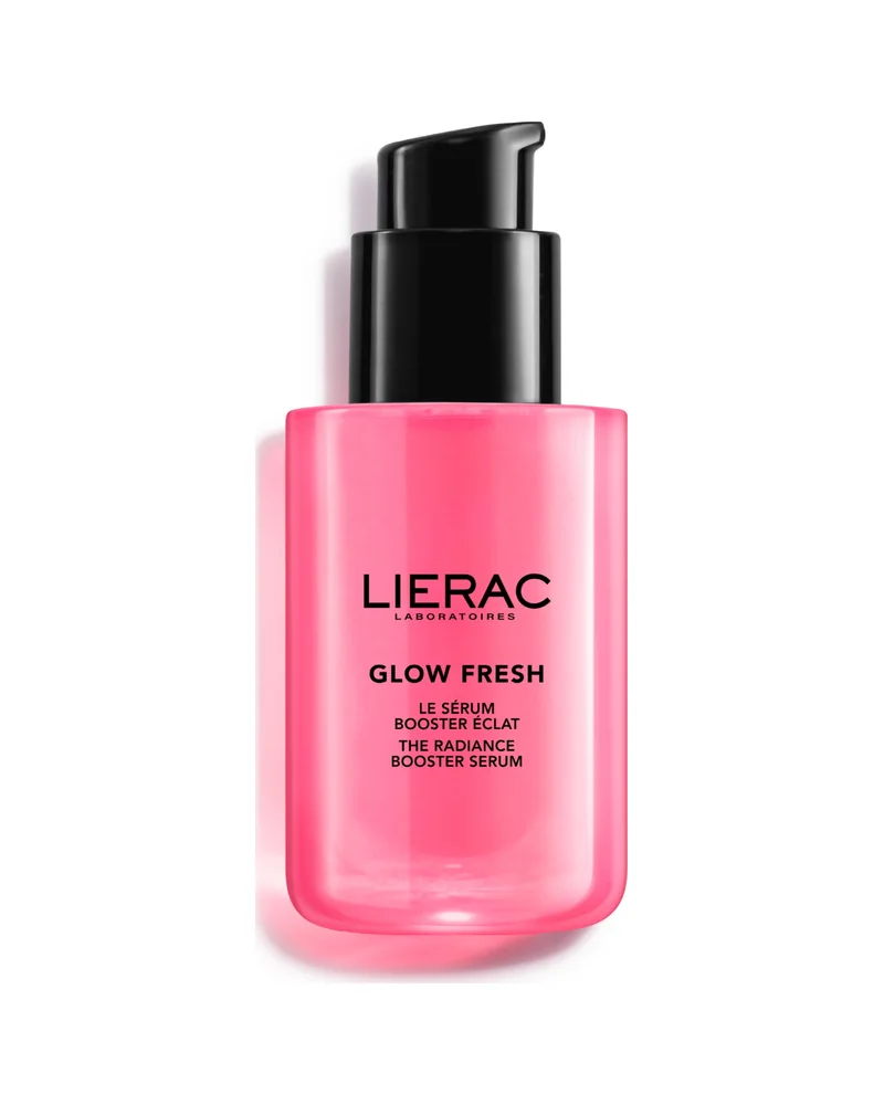 Frasco con dosificador de Glow Fresh El Sérum Booster Luminosidad sobre fondo blanco