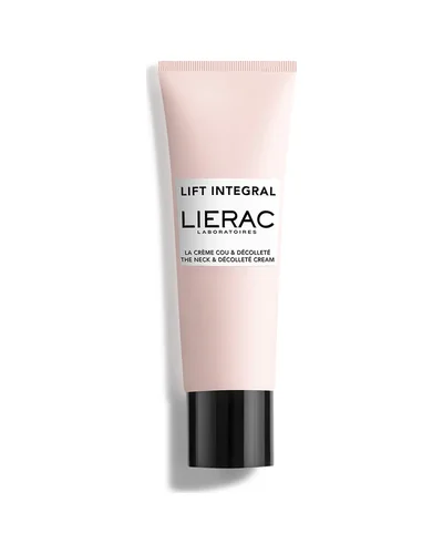 Tubo de Lift Integral Crema Cuello y Escote de Lierac sobre fondo blanco