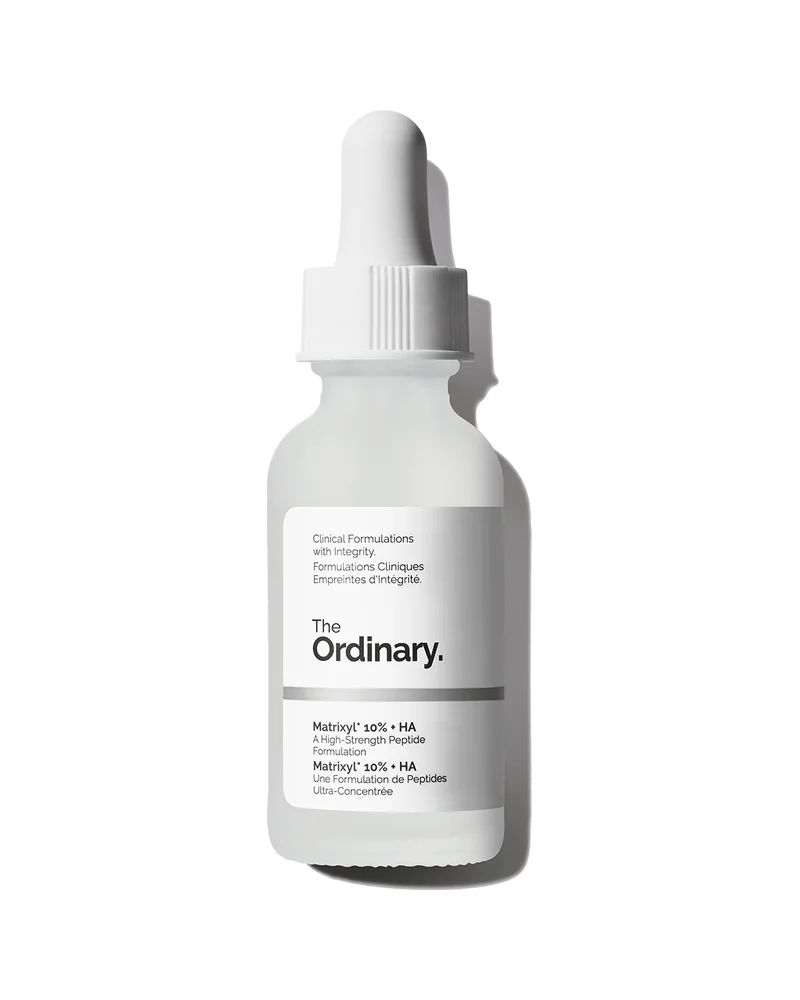 Envase de Matrixyl 10% + HA sobre fondo blanco