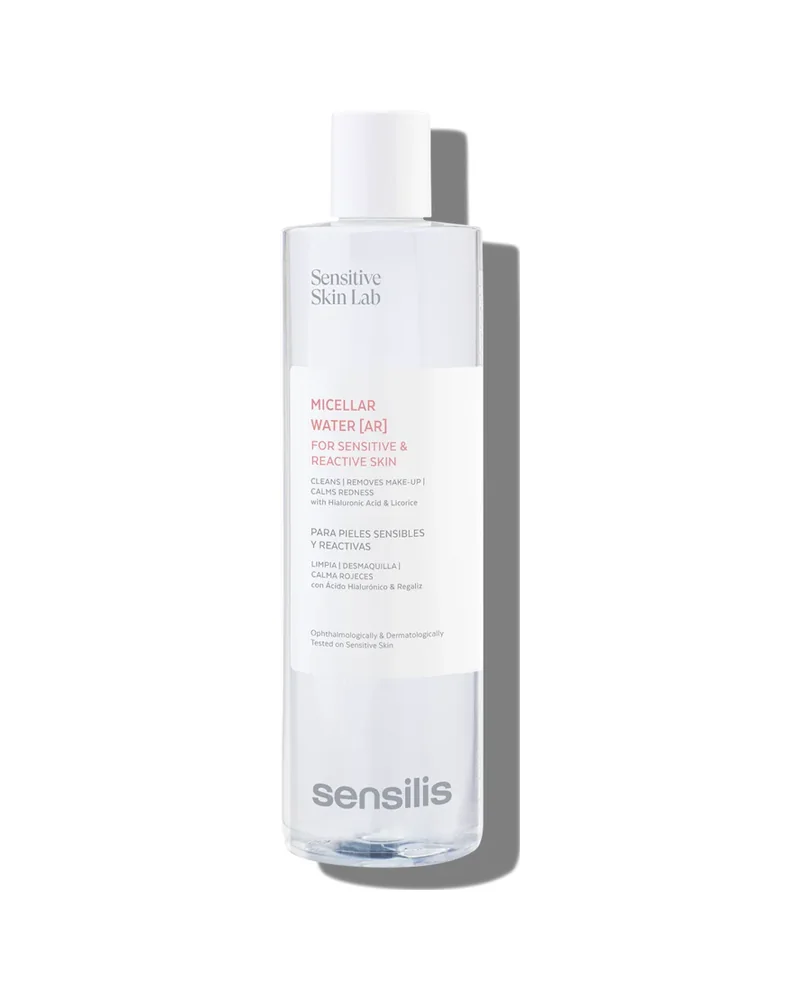 Envase de Micellar Water AR sobre fondo blanco
