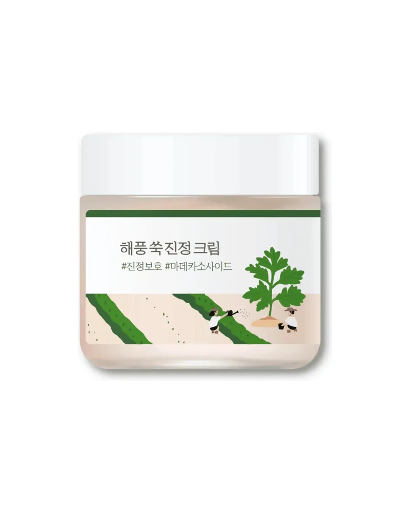 Envase de Mugwort Calming Cream sobre fondo blanco