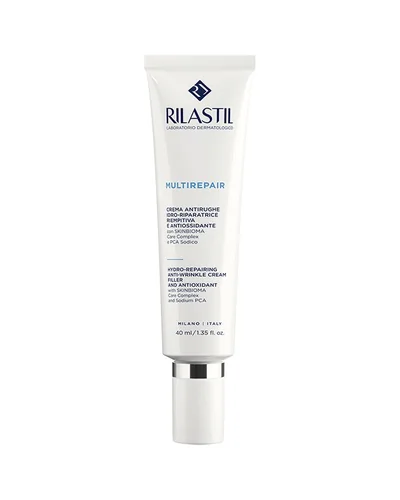 Envase de Multirepair Crema Hidro-Reparadora sobre fondo blanco
