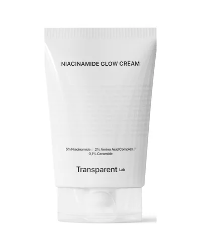 Envase de Niacinamide Glow Cream sobre fondo blanco