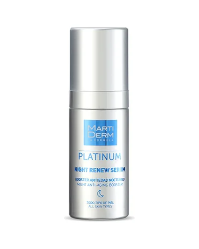 Envase de Night Renew Serum sobre fondo blanco