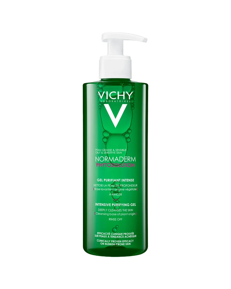Envase de Normaderm Gel Purificante sobre fondo blanco