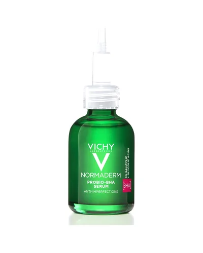 Envase de Normaderm Probio-BHA Sérum sobre fondo blanco