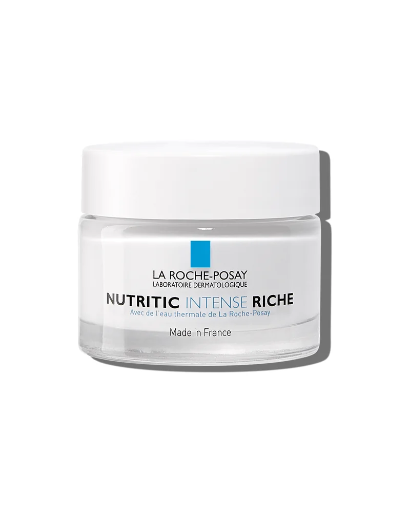 Envase de Nutritic Intense Rica sobre fondo blanco
