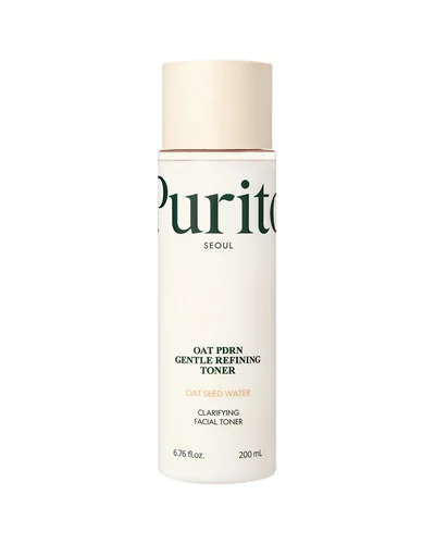 Envase de Oat PDRN Gentle Refining Toner sobre fondo blanco