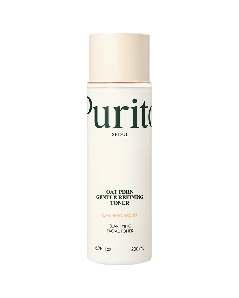 Envase de Oat PDRN Gentle Refining Toner sobre fondo blanco