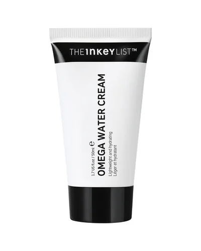 Envase de Omega Water Cream sobre fondo blanco
