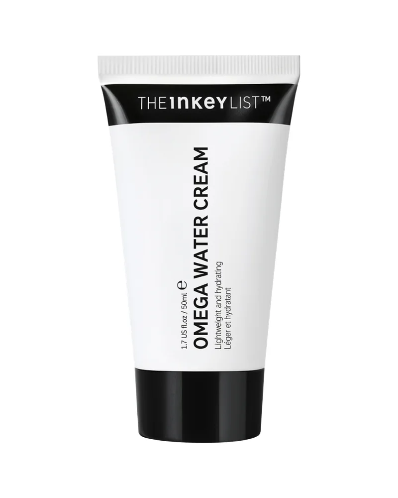 Envase de Omega Water Cream sobre fondo blanco