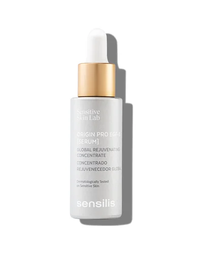 Envase de Origin Pro EGF-5 Serum sobre fondo blanco