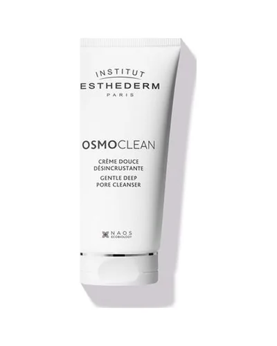 Envase de Osmoclean Crème Douce Désincrustante sobre fondo blanco