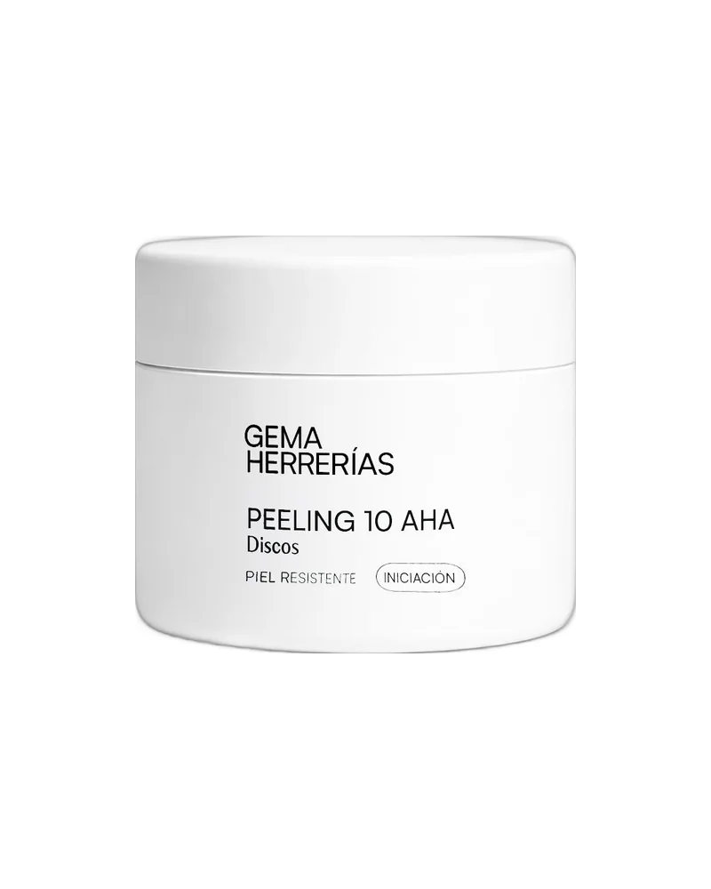 Envase de Peeling 10 AHA sobre fondo blanco