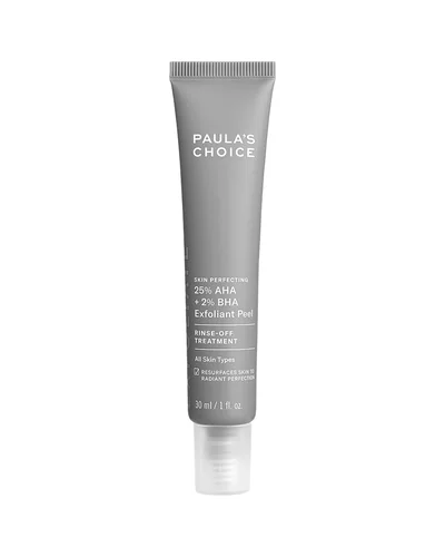 Envase de Peeling 25% AHA + 2% BHA sobre fondo blanco