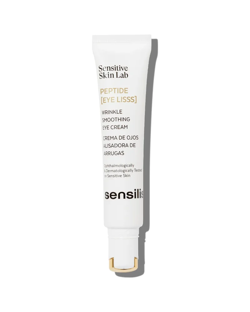 Envase de Peptide Eye Lisss sobre fondo blanco