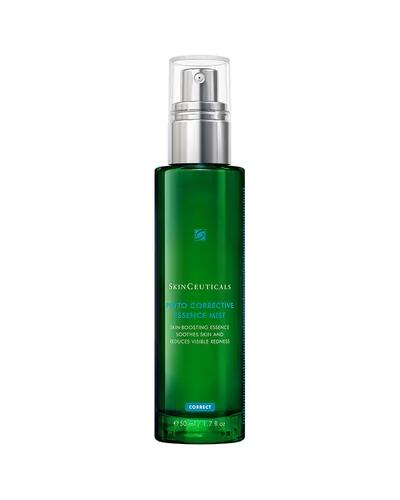Envase de Phyto Corrective Essence Mist sobre fondo blanco