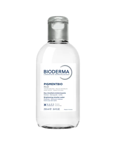 Envase de Pigmentbio H2O sobre fondo blanco
