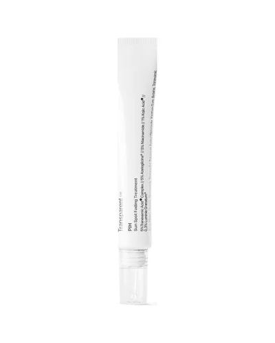 Envase de PIH Sun Spot Fading Treatment sobre fondo blanco