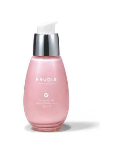 Frasco de Pomegranate Nutri-Moisturizing Serum sobre fondo blanco