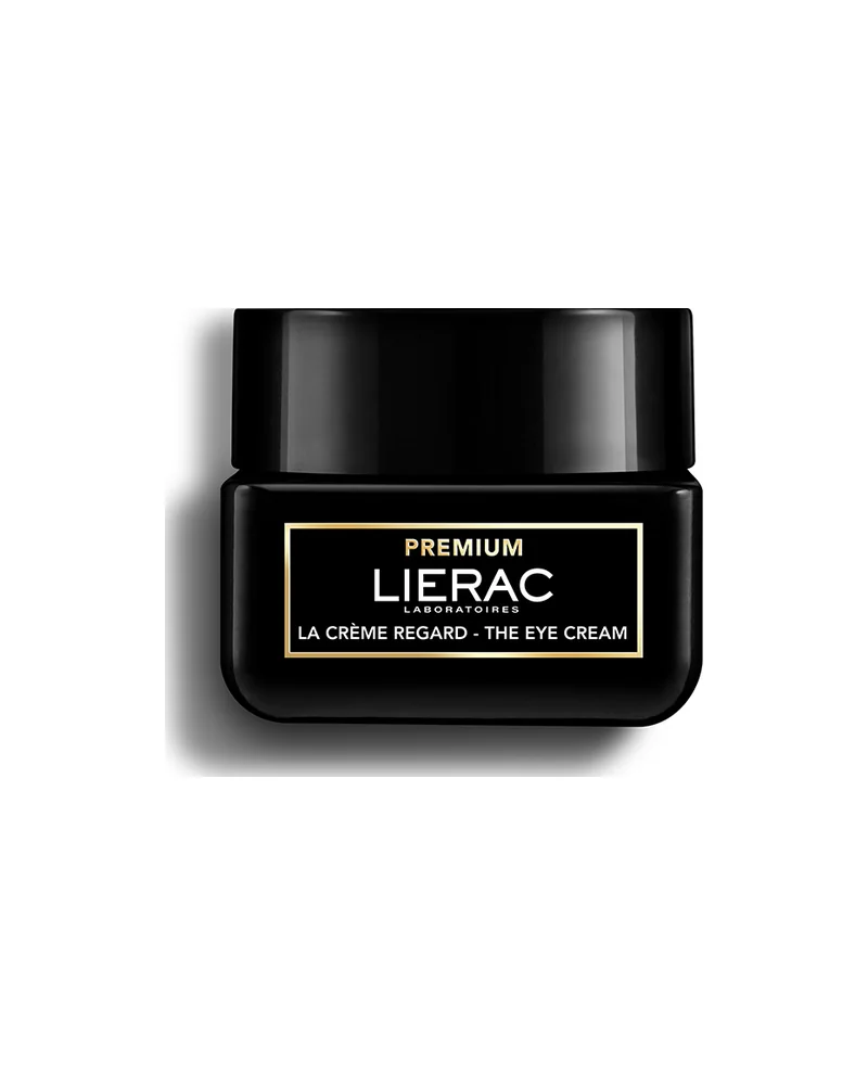 Tarro de Premium La Crema de Ojos sobre fondo blanco