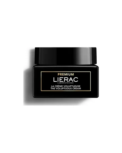 Tarro de Premium La Crema Voluptuosa sobre fondo blanco