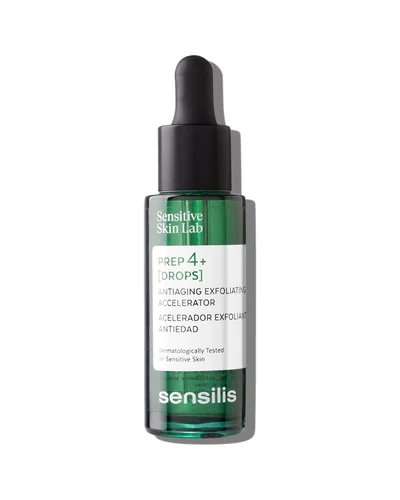 Envase de PREP4+ Drops sobre fondo blanco