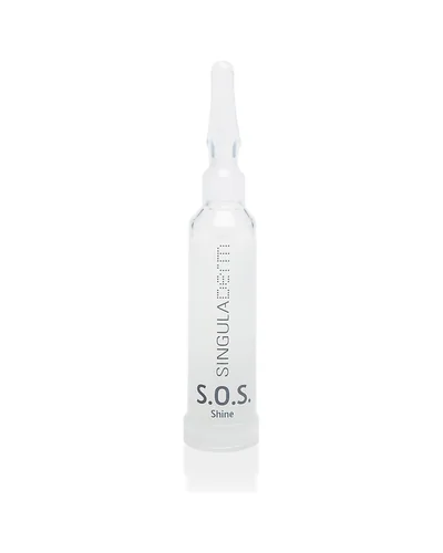 Vial de S.O.S. Shine sobre fondo blanco