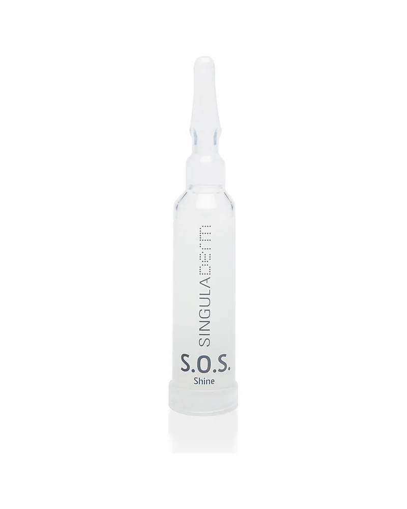 Vial de S.O.S. Shine sobre fondo blanco