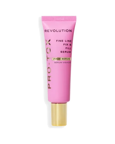 Envase de Pro Miracle Pro-Tox Fine Line Fix & Fill Serum sobre fondo blanco