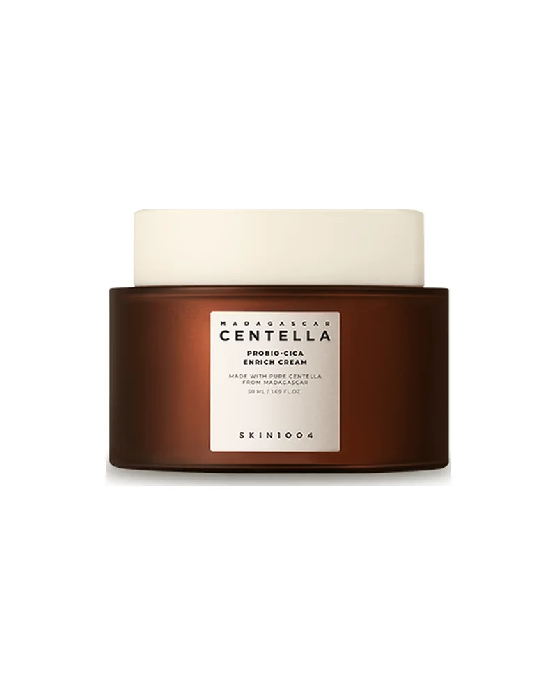 Envase de Madagascar Centella Probio-Cica Enrich Cream sobre fondo blanco