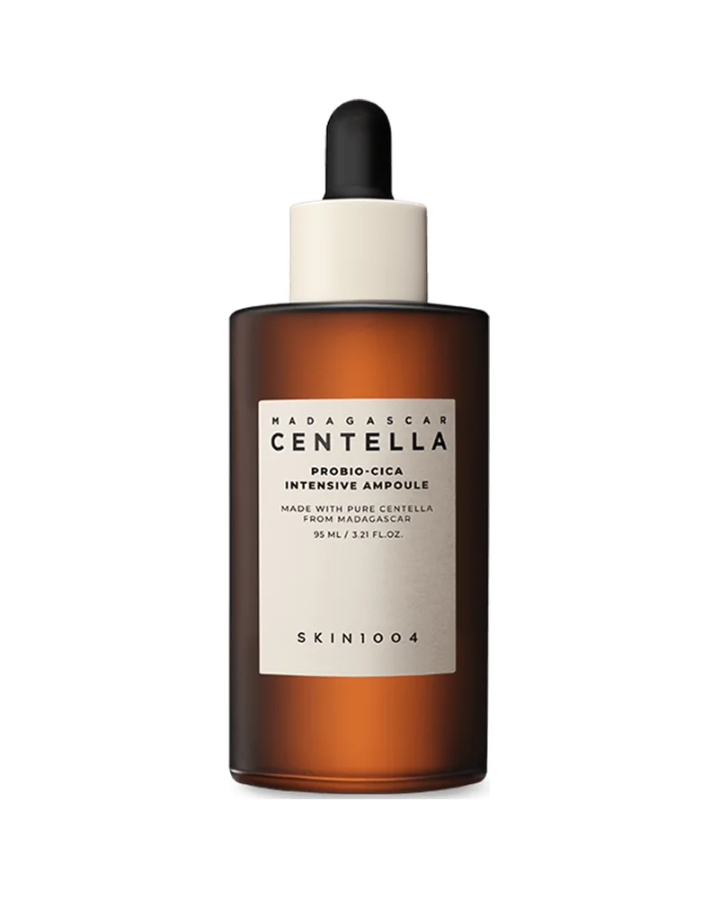 Envase de Madagascar Centella Probio-Cica Intensive Ampoule sobre fondo blanco