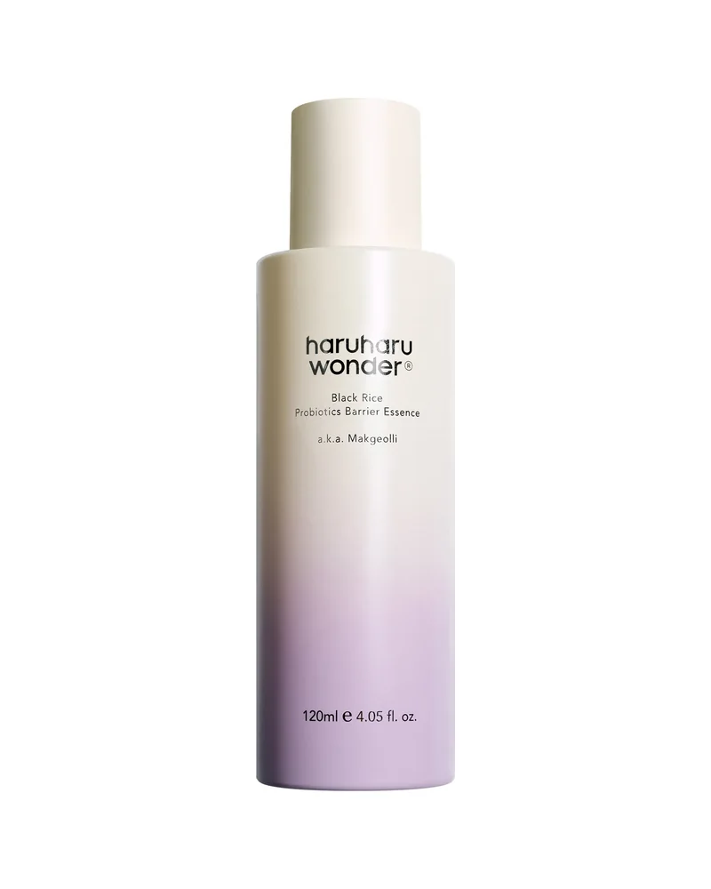 Envase de Black Rice Probiotics Barrier Essence sobre fondo blanco