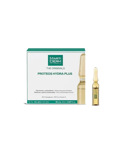 Envase de Proteos Hydra Plus sobre fondo blanco