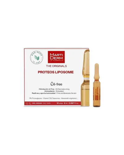 Envase de Proteos Liposome sobre fondo blanco
