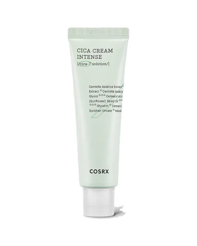 Envase de Pure Fit Cica Cream Intense sobre fondo blanco