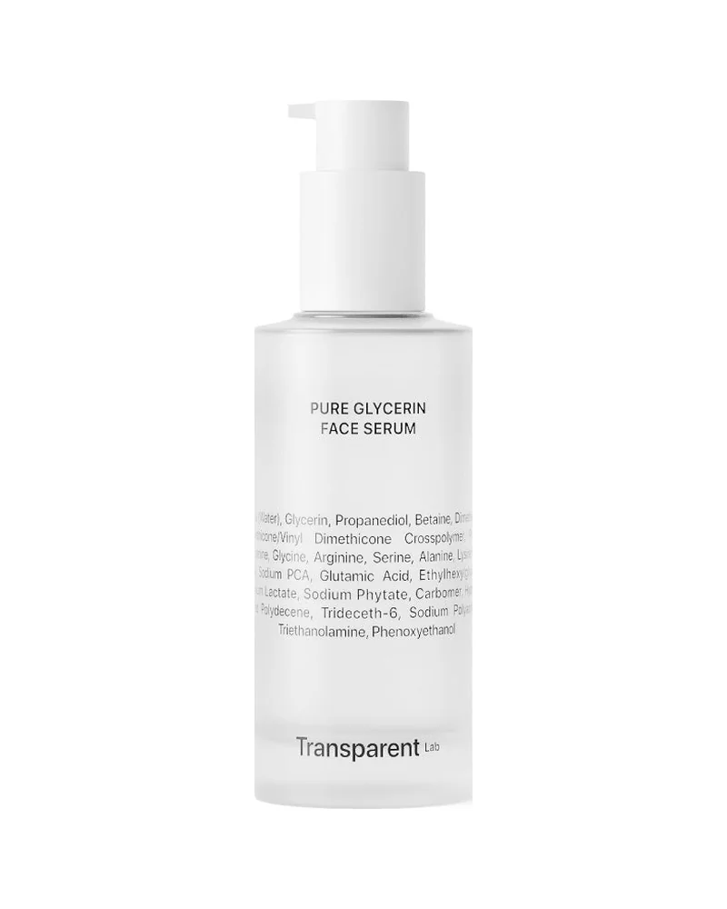 Envase de Pure Glycerin Face Serum sobre fondo blanco